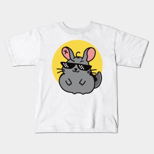 Chinzhilla My School President Mascot Logo (Small Version) Kids T-Shirt